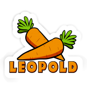 Leopold Sticker Carrot Image