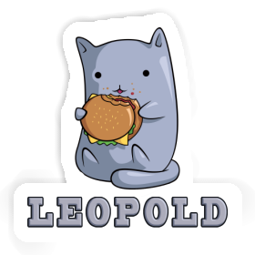 Autocollant Leopold Chat Image