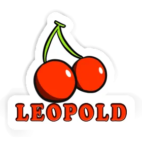 Kirsche Sticker Leopold Image