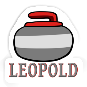 Sticker Curling Stone Leopold Image