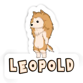 Collie Sticker Leopold Image