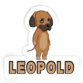 Autocollant Dogue allemand Leopold Image