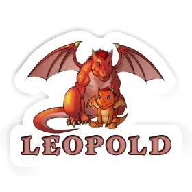 Aufkleber Leopold Drache Image