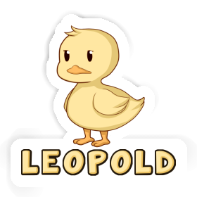 Autocollant Canard Leopold Image