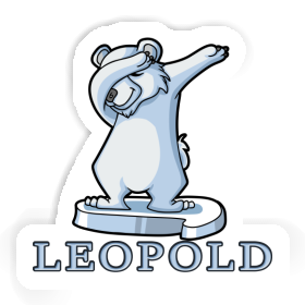 Sticker Leopold Polar Bear Image