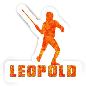 Sticker Fencer Leopold Image