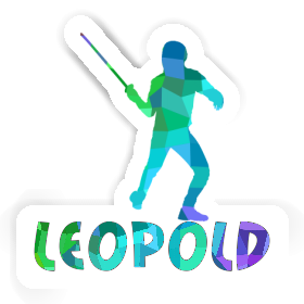 Fencer Sticker Leopold Image