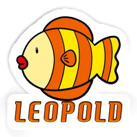 Leopold Autocollant Poisson Image