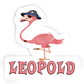 Leopold Autocollant Flamant Image