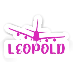 Avion Autocollant Leopold Image