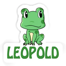 Grenouille Autocollant Leopold Image