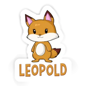 Leopold Sticker Fox Image