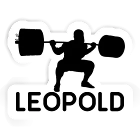 Weightlifter Sticker Leopold Image