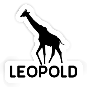 Leopold Aufkleber Giraffe Image