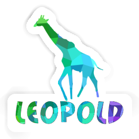 Leopold Sticker Giraffe Image