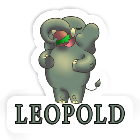 Hamburger Sticker Leopold Image