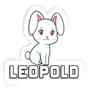 Leopold Autocollant Lapin Image