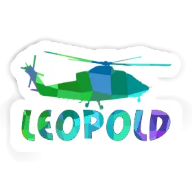 Sticker Helicopter Leopold Image