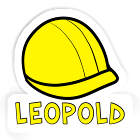 Sticker Leopold Construction Helmet Image