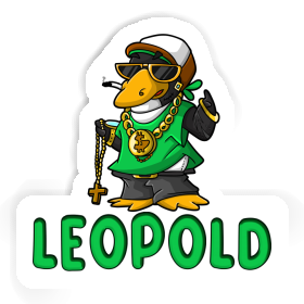 Leopold Sticker Hip-Hop Penguin Image