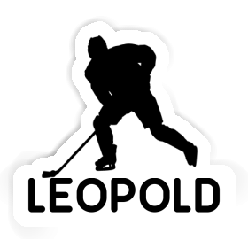 Sticker Hockey Player Leopold Image