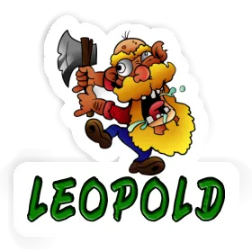 Leopold Sticker Lumberjack Image