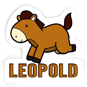 Pferd Sticker Leopold Image