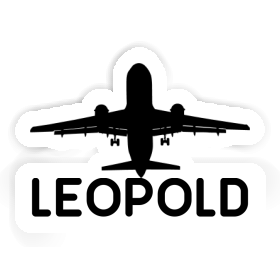 Sticker Leopold Jumbo-Jet Image