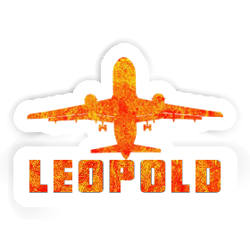 Sticker Jumbo-Jet Leopold Image