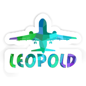 Jumbo-Jet Autocollant Leopold Image