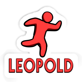 Jogger Sticker Leopold Image