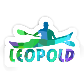 Sticker Kayaker Leopold Image