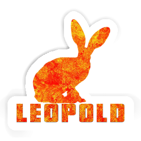 Sticker Hase Leopold Image