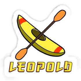 Leopold Sticker Canoe Image