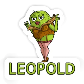 Kiwi Sticker Leopold Image