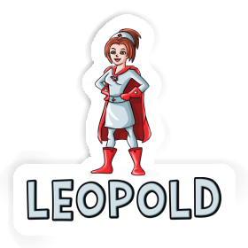 Leopold Sticker Nurse Image