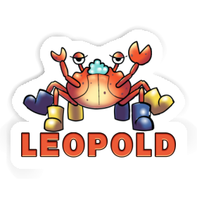 Autocollant Leopold Crabe Image