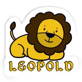 Leopold Autocollant Lion Image