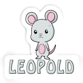 Leopold Autocollant Souris Image