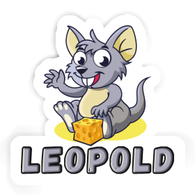 Autocollant Souris Leopold Image