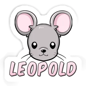 Sticker Leopold Mouse Image