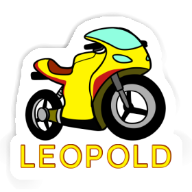 Leopold Autocollant Moto Image