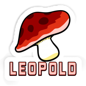 Leopold Autocollant Champignon Image