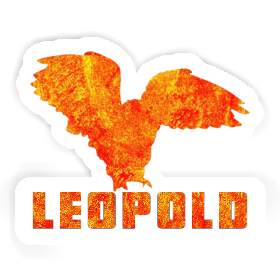 Autocollant Hibou Leopold Image