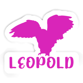 Hibou Autocollant Leopold Image