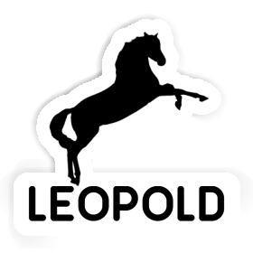 Sticker Horse Leopold Image