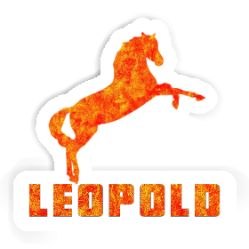 Autocollant Leopold Cheval Image