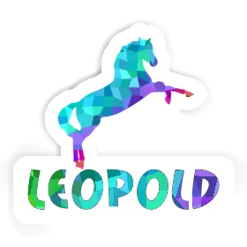 Horse Sticker Leopold Image