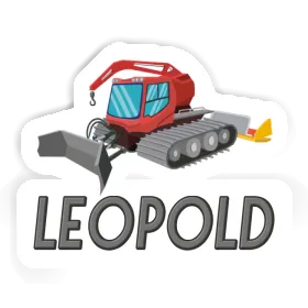 Sticker Snow Groomer Leopold Image