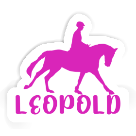 Autocollant Cavalière Leopold Image